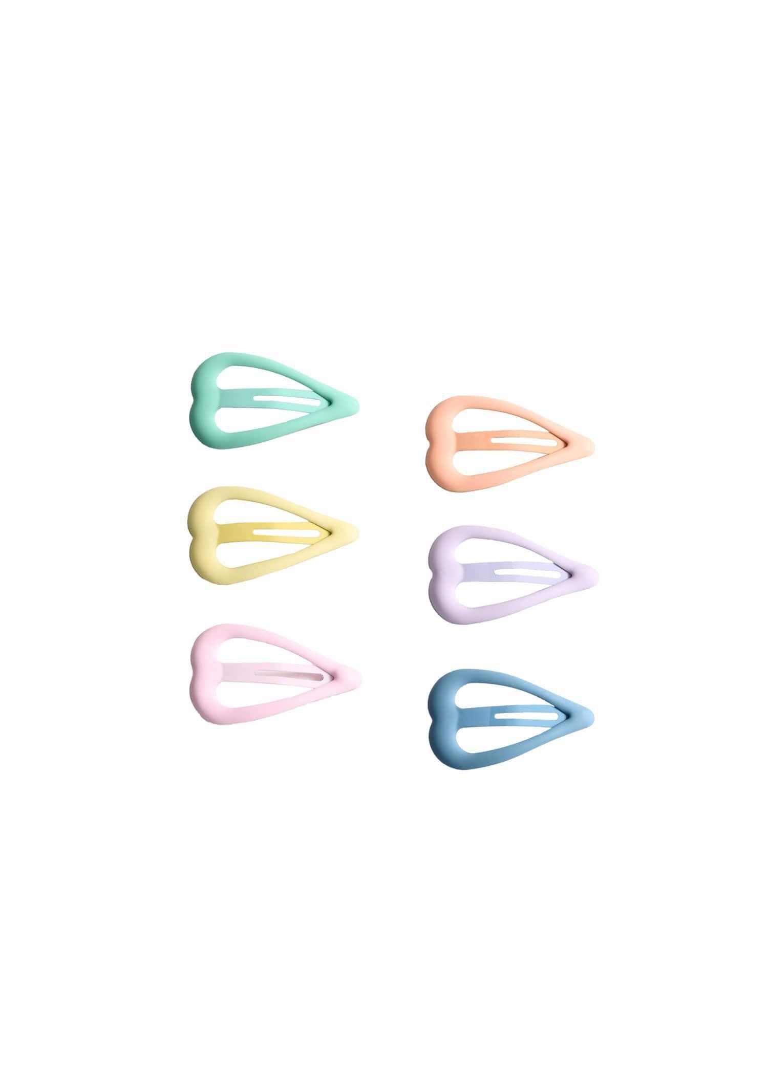 Pink Clips - Set Of 5, Kids Girls, Pink, large image number 1
