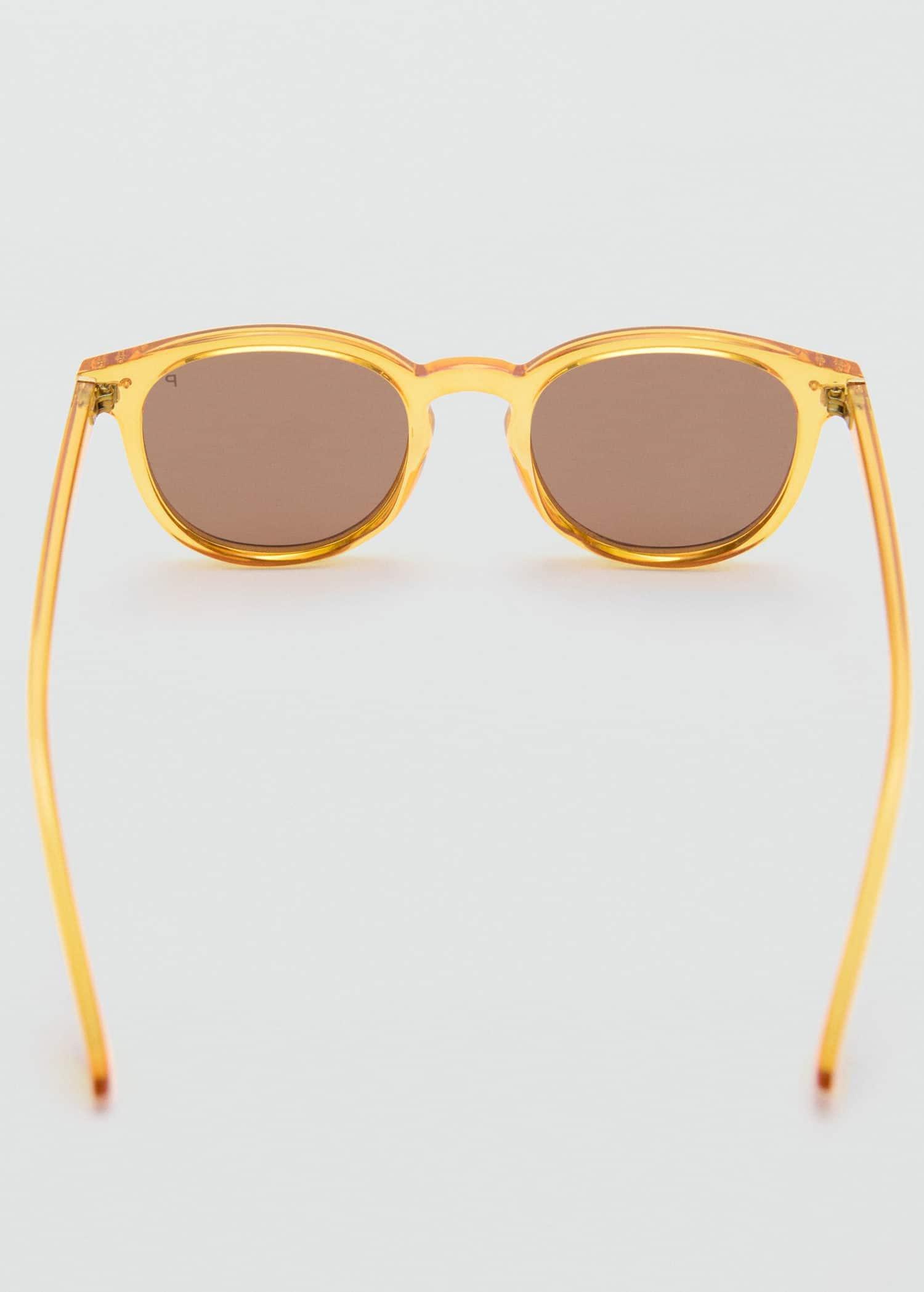 Yellow Polarised Sunglasses, Dark Yellow, large image number 1