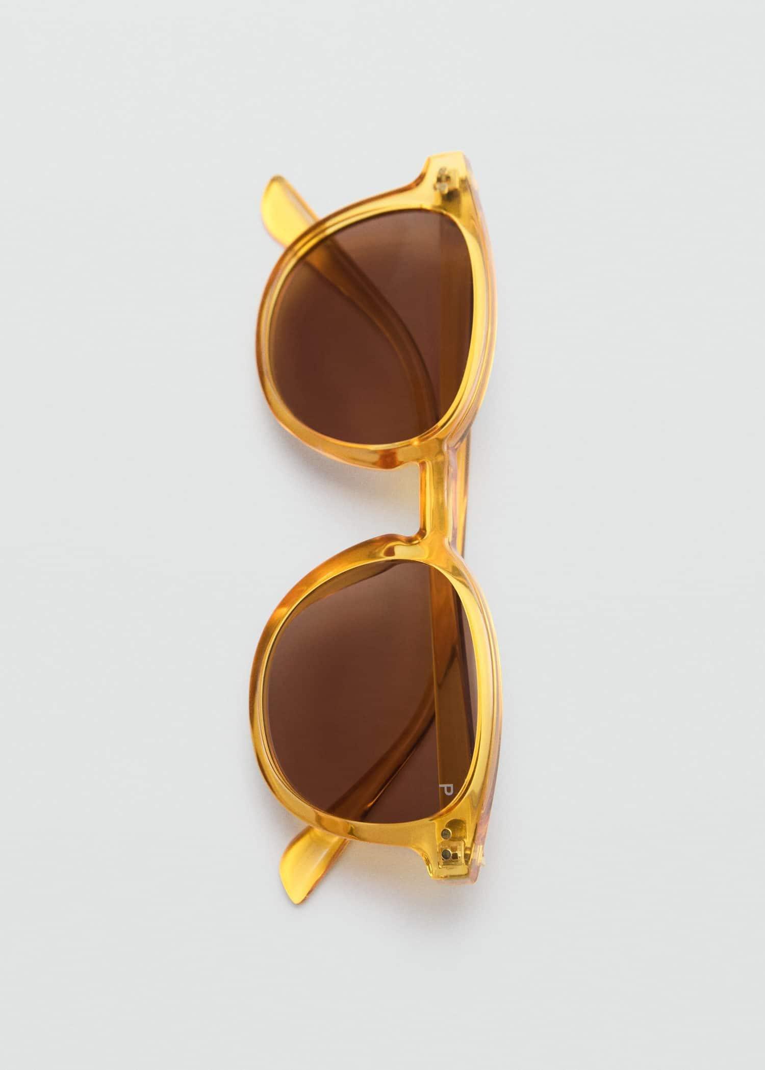 Yellow Polarised Sunglasses, Dark Yellow, large image number 2