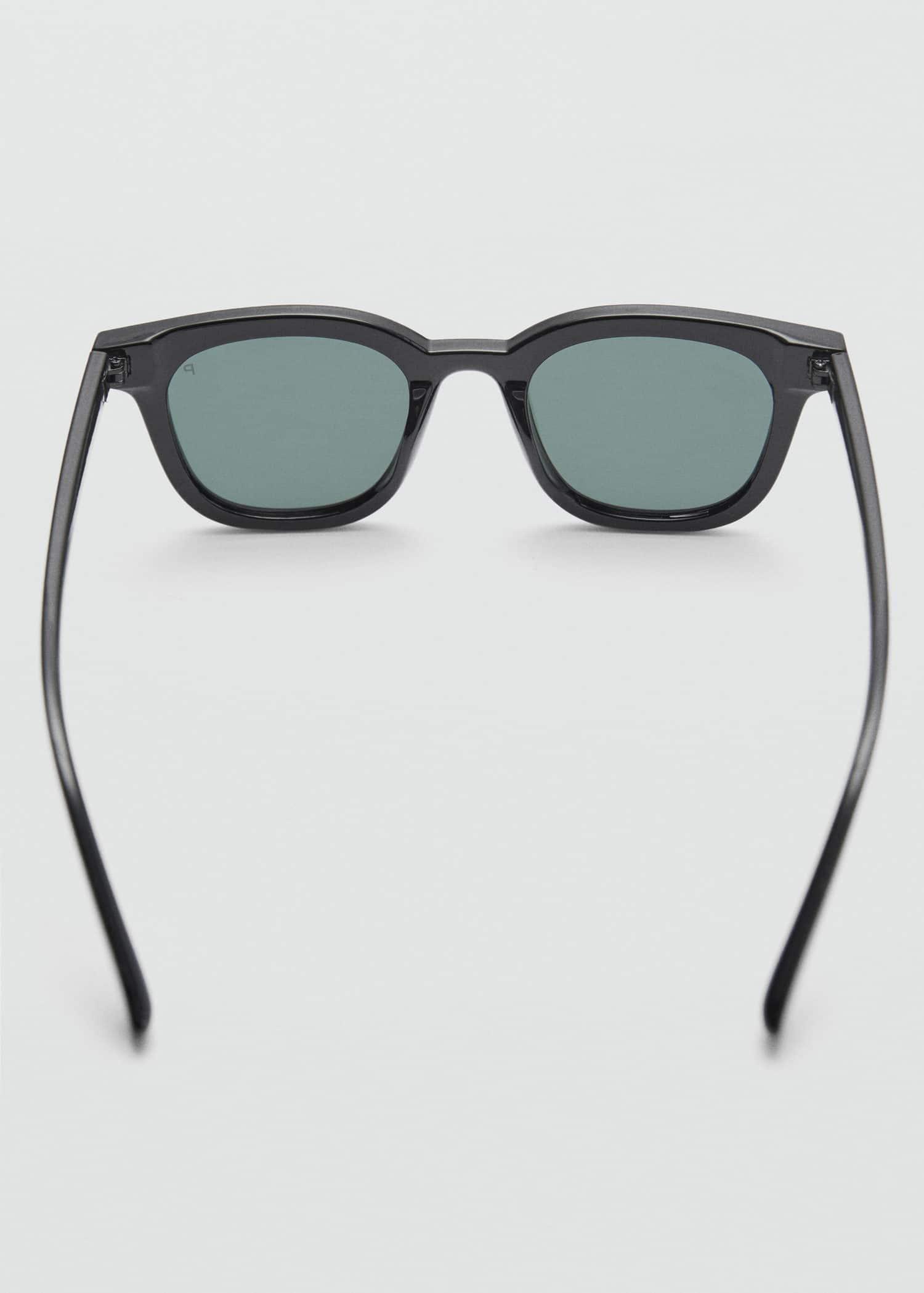 Black Polarised Sunglasses, Black, large image number 1