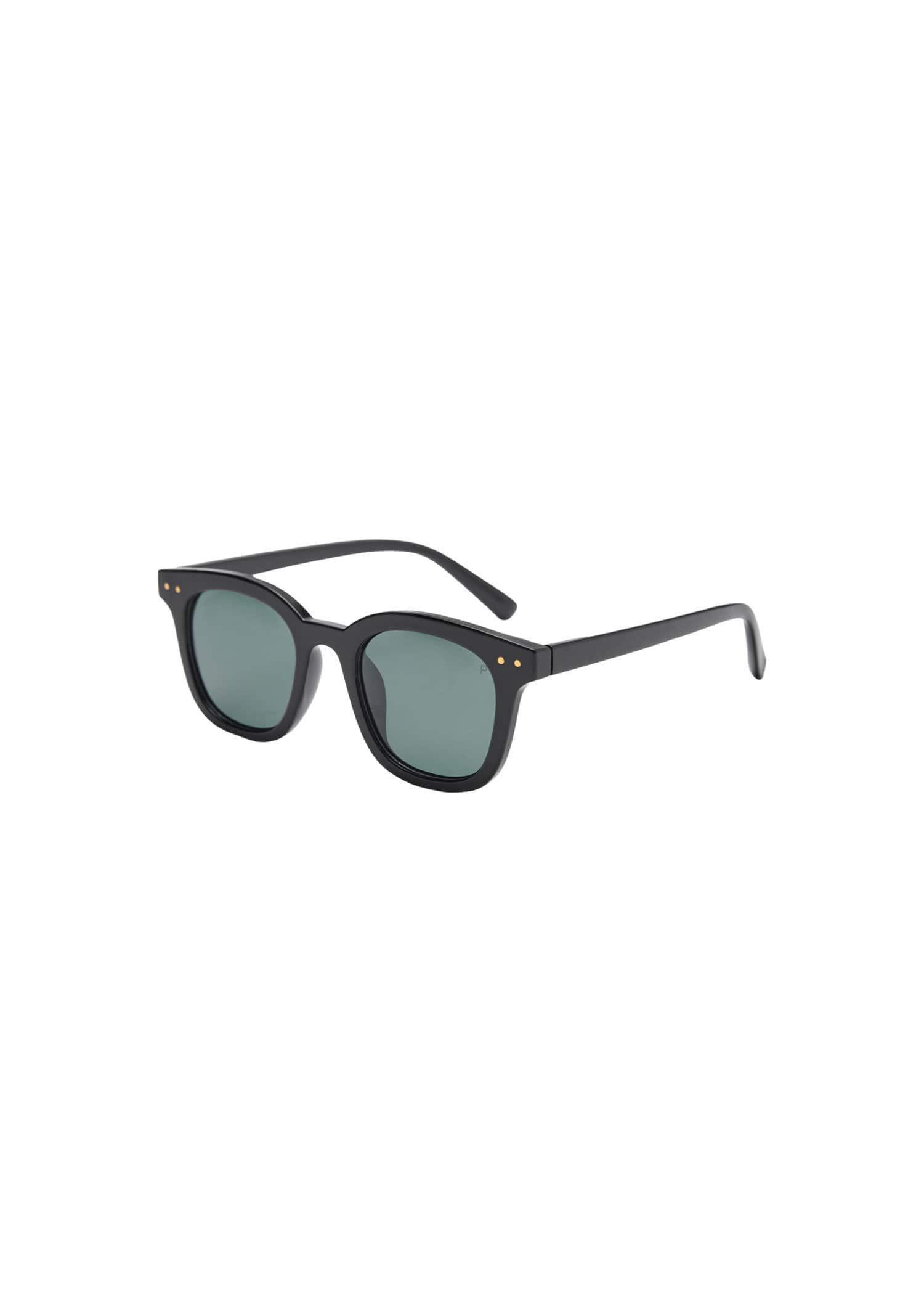 Black Polarised Sunglasses, Black, large image number 3