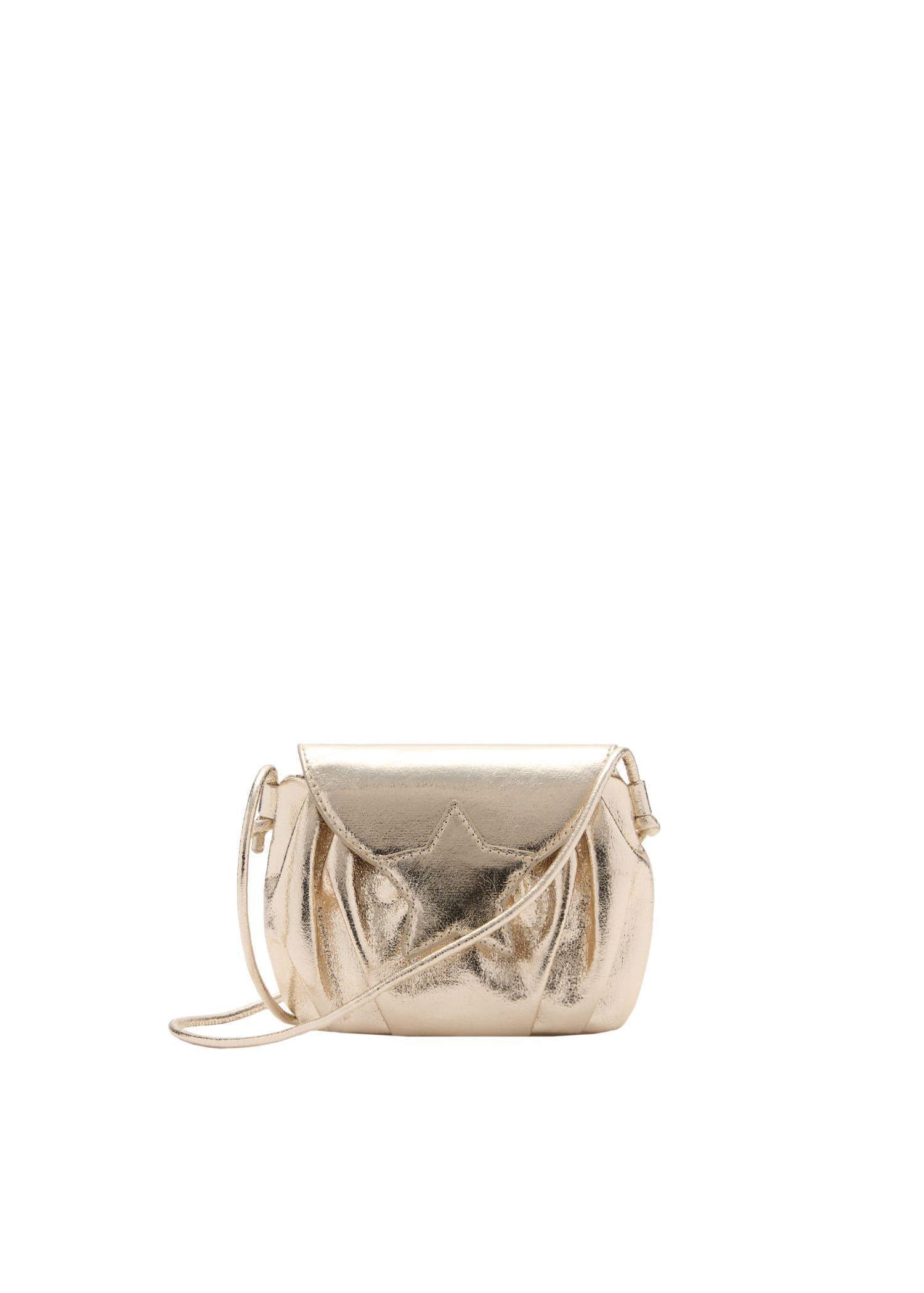 Gold Star Metallic Bag, Kids Girl, Gold, large image number 3
