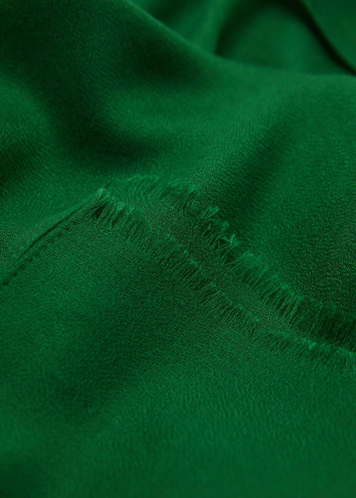 Green Flowy Scarf, Green, large image number 0