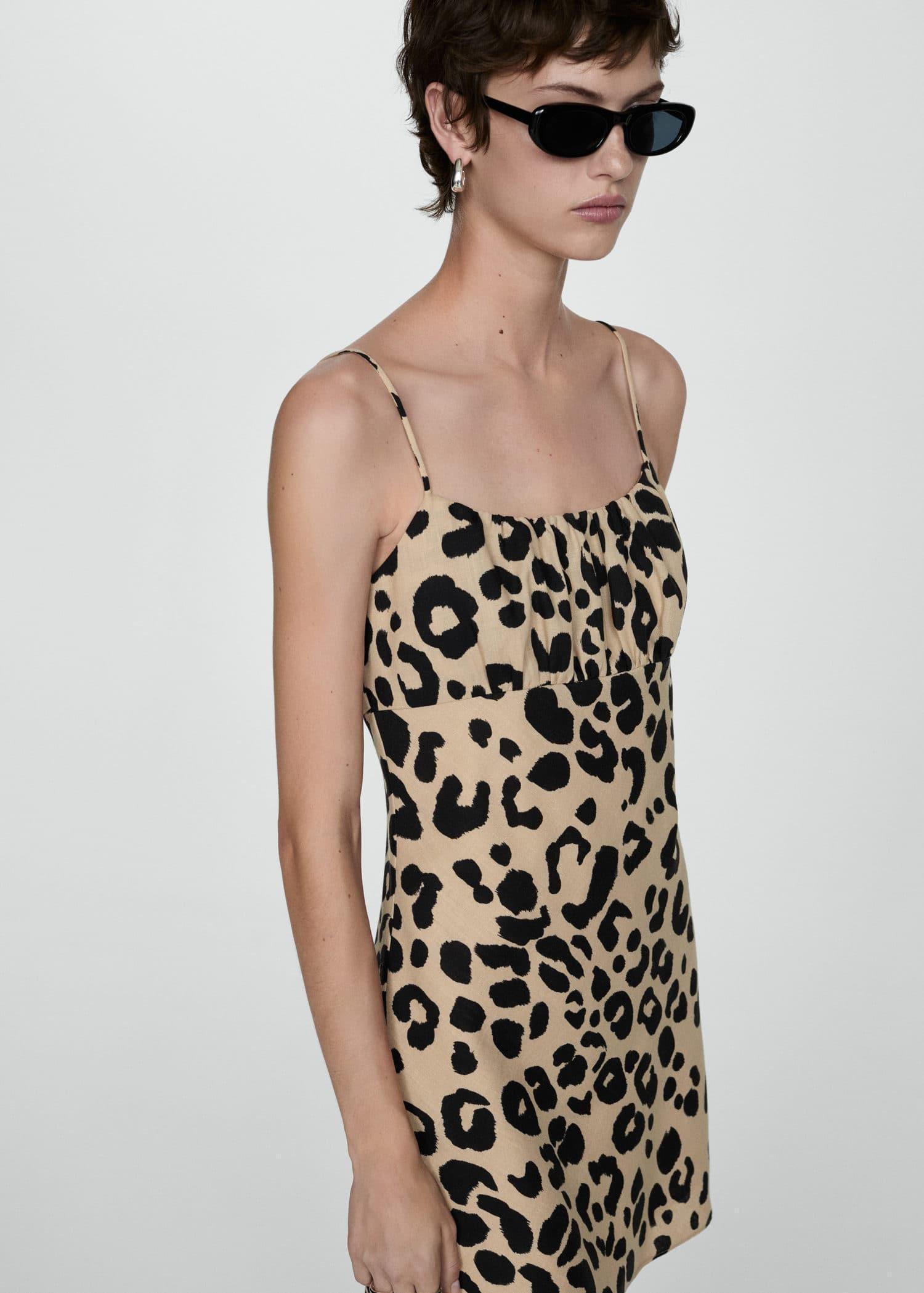 Flowy leopard dress best sale