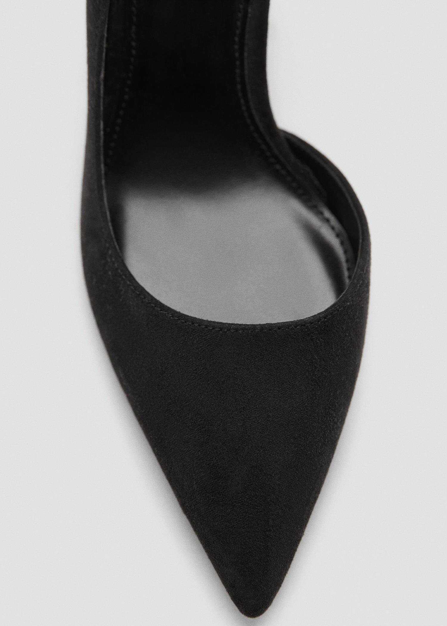 Black Asymmetrical Heeled Shoes, , large image number 1