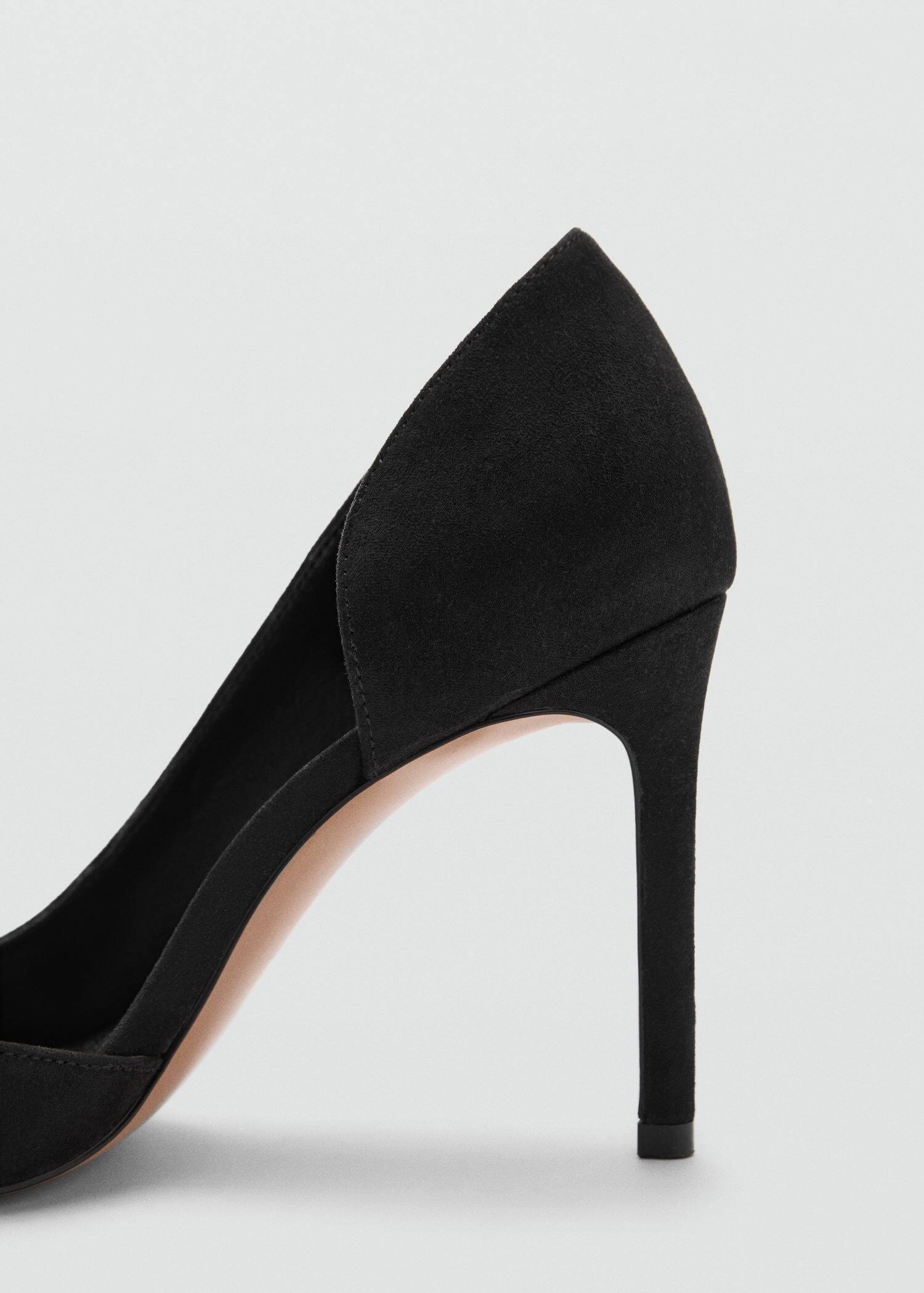 Black Asymmetrical Heeled Shoes, , large image number 2
