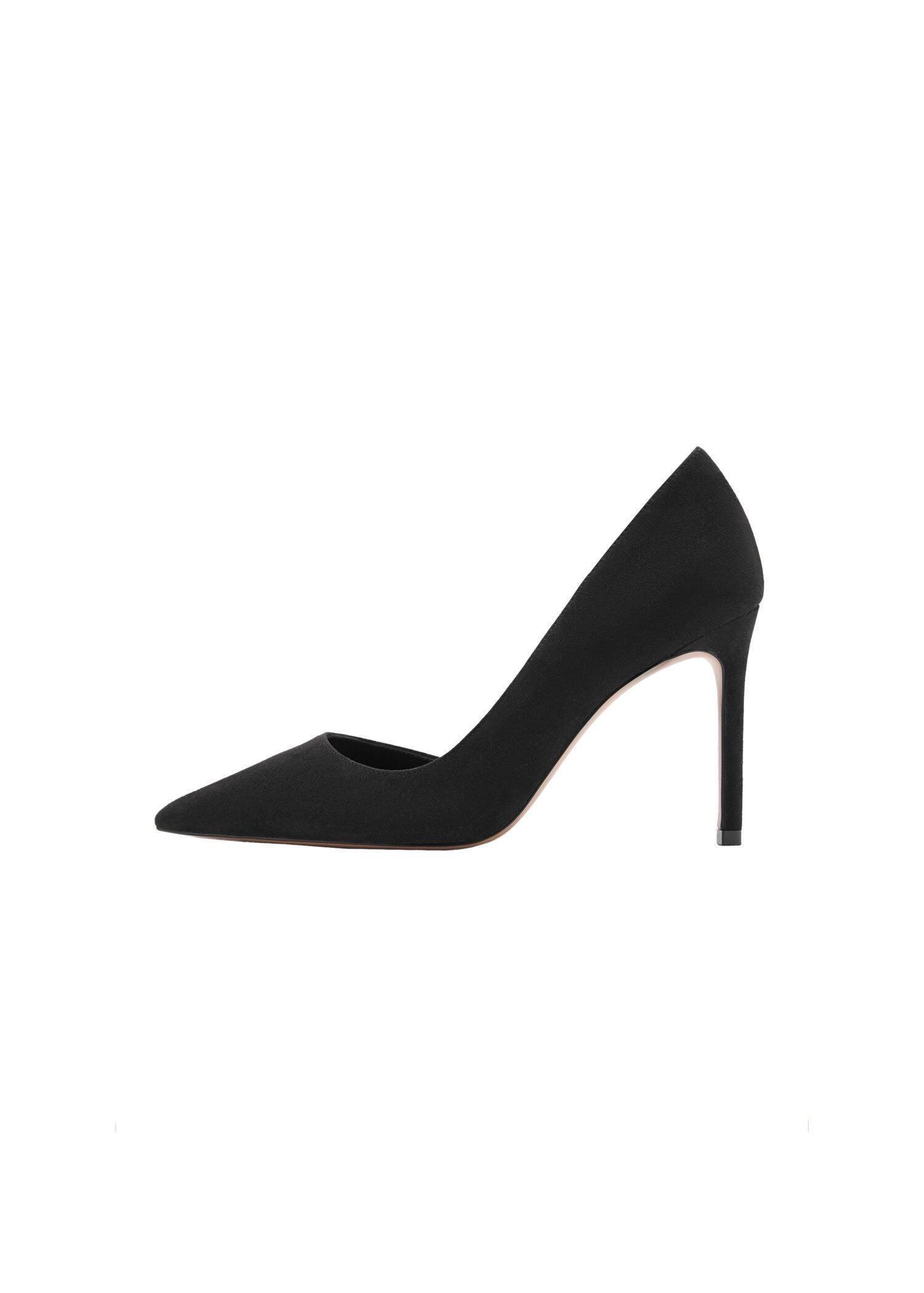 Black Asymmetrical Heeled Shoes, , large image number 3