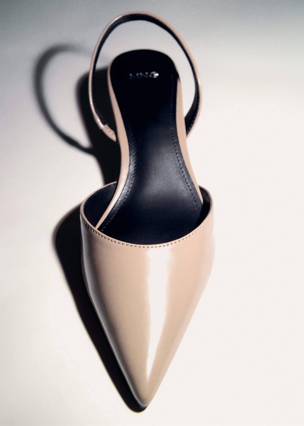 Brown Lt Pastel Kitten-Heeled Shoes, , large image number 4