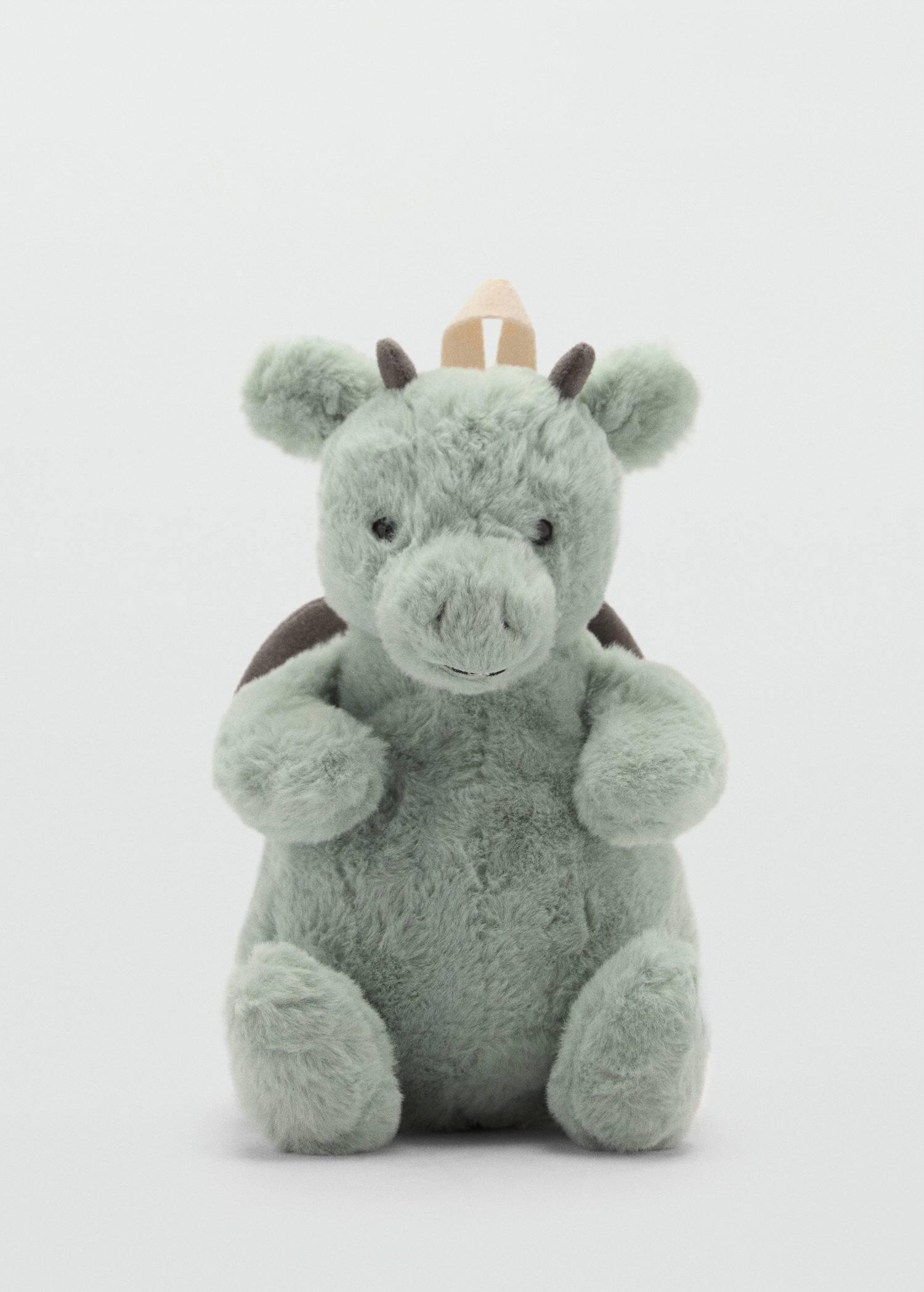 Green Dragon Backpack, Baby Boy, Green, large image number 0