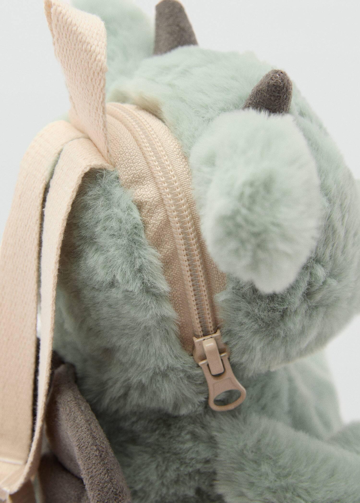 Green Dragon Backpack, Baby Boy, Green, large image number 2