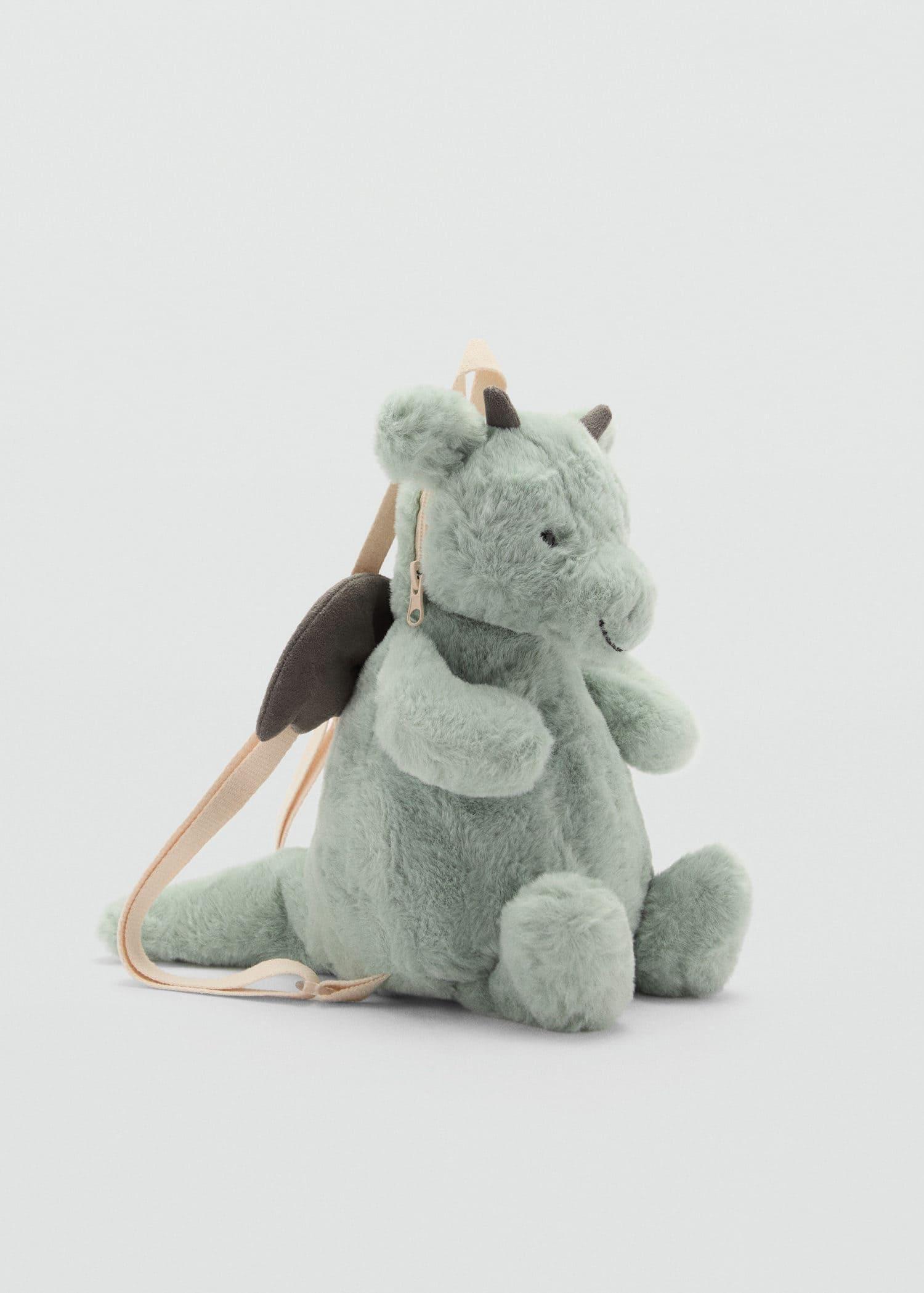 Green Dragon Backpack, Baby Boy, Green, large image number 3