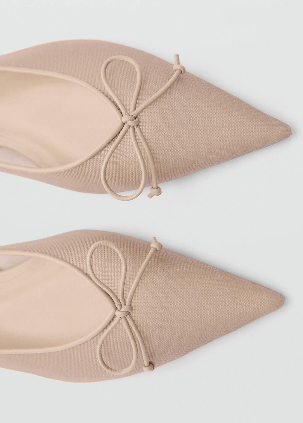 Pink Lt-Pastel Pointed Backless Ballerina, , large image number 2
