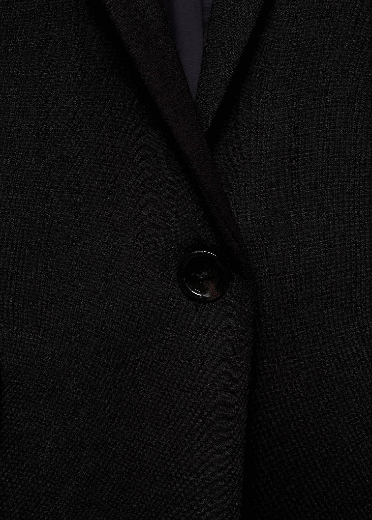 Black Suit Jacket With Pockets, , large image number 2