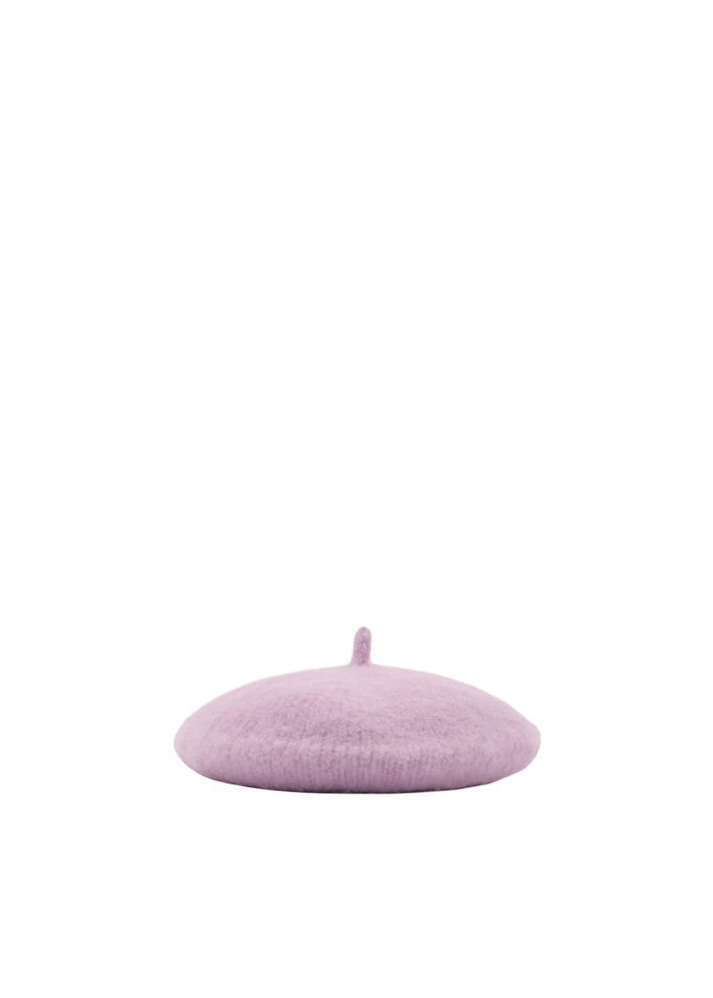 Purple Lt-Pastel Beret Hat, Light-Pastel Purple, large image number 2