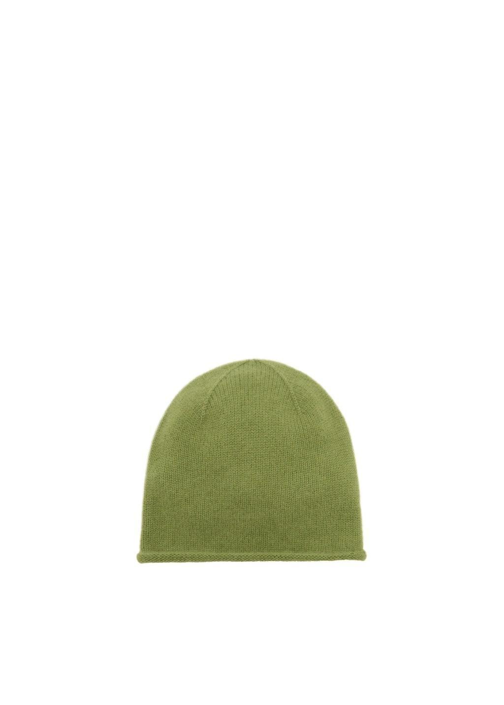 Green 100% Cashmere Beanie, Green, large image number 2