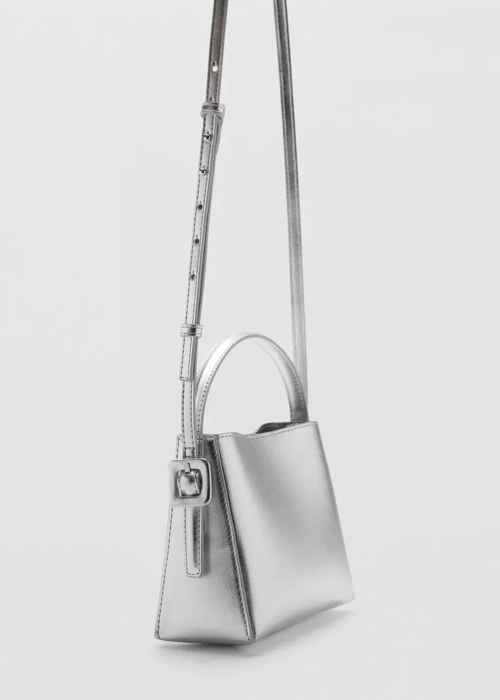 Silver Plain Clutch, Silver, large image number 0