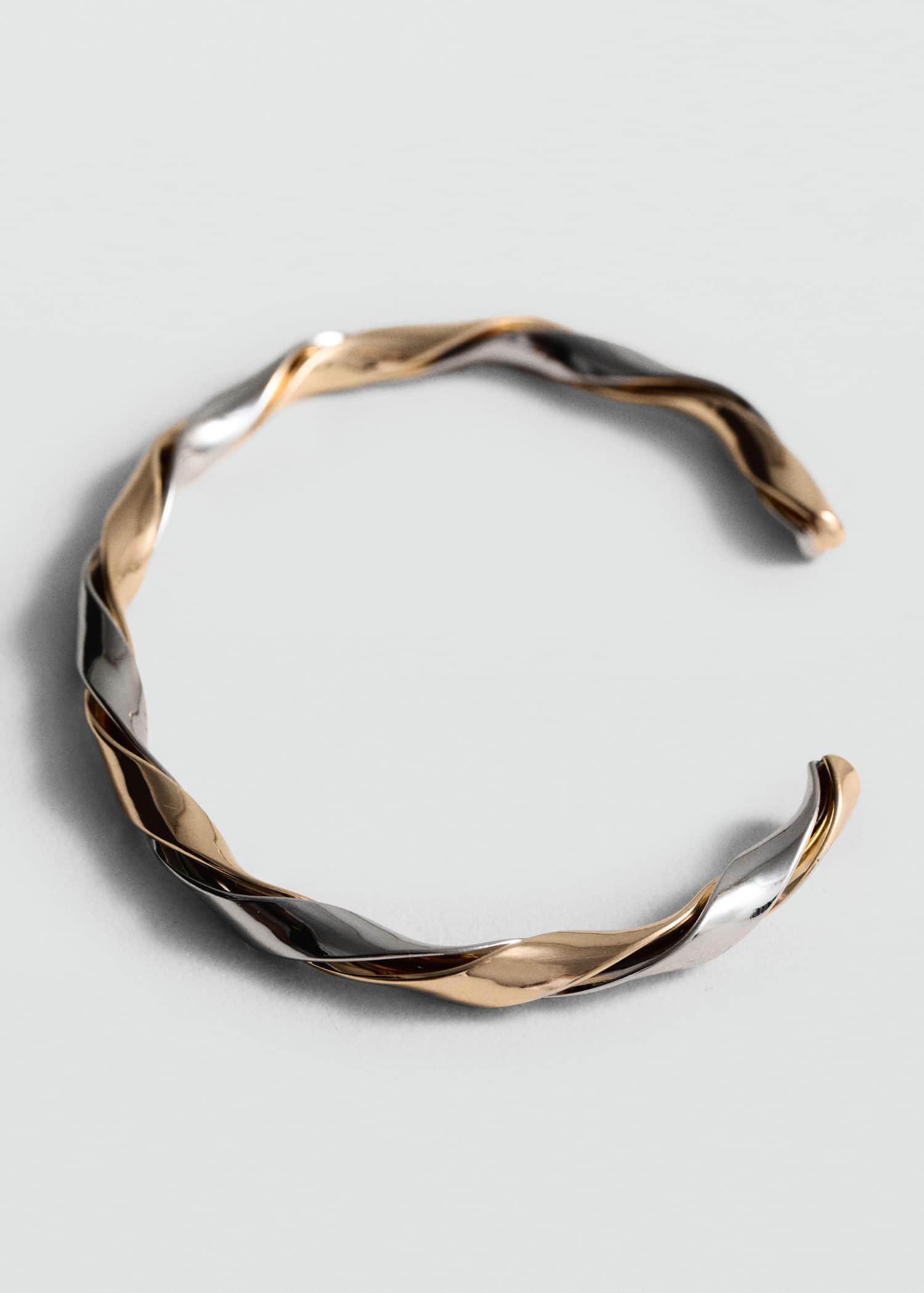 Gold Irregular Combined Bracelet, Gold, large image number 0