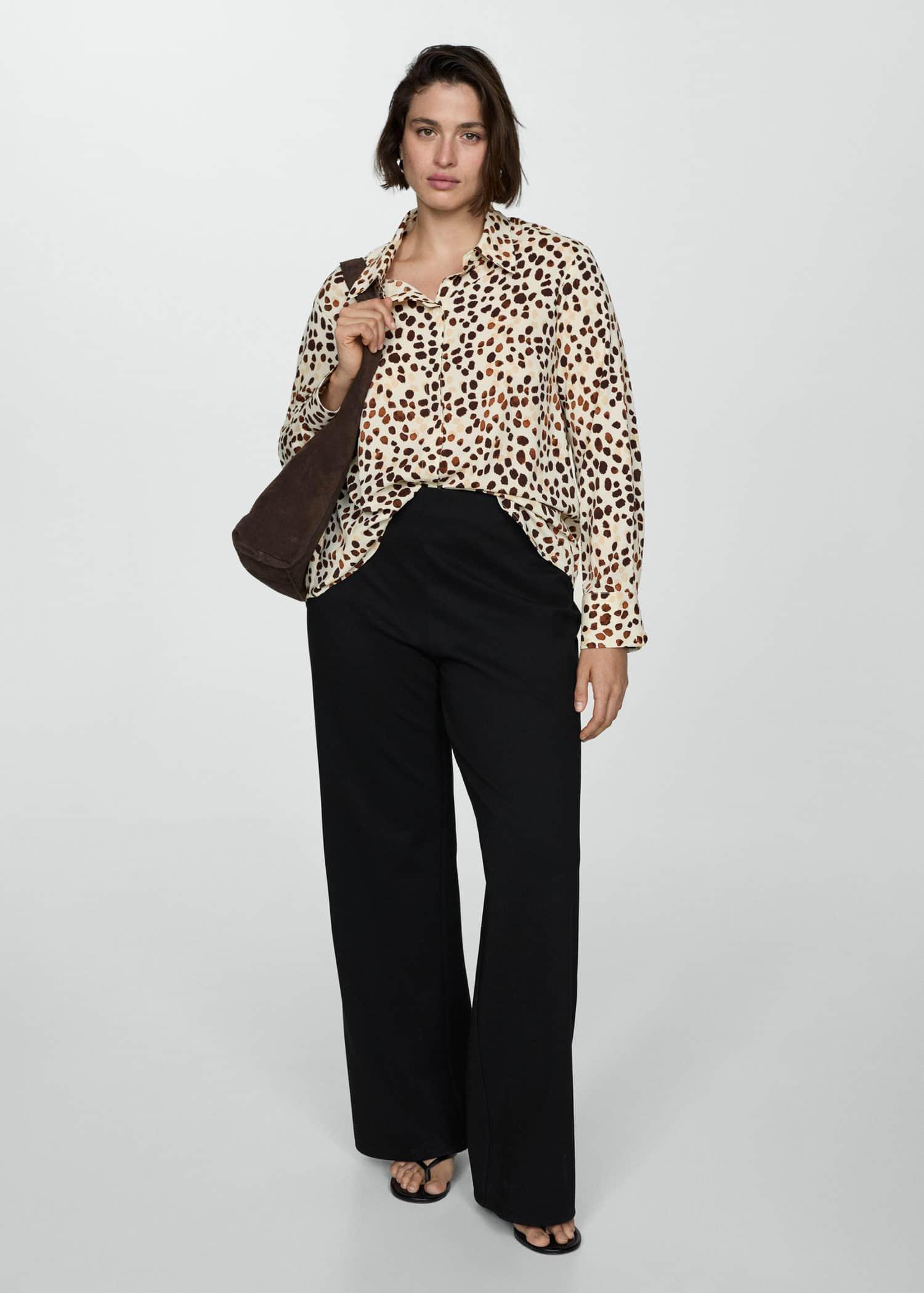 Pink Printed Flowy Shirt, , large image number 3