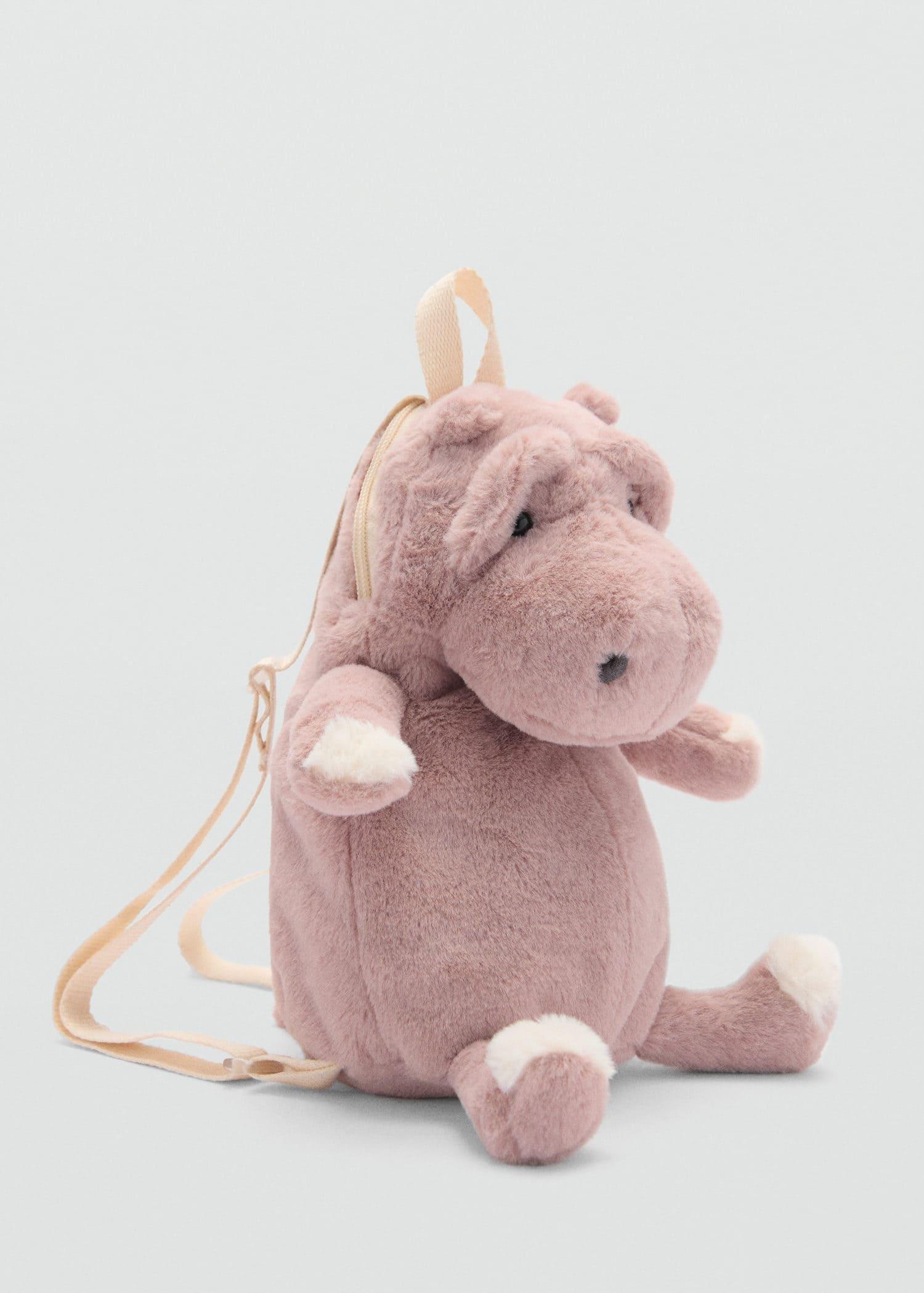Pink Lt-Pastel Backpack Hypopotam, Baby Girl, Light-Pastel Pink, large image number 0