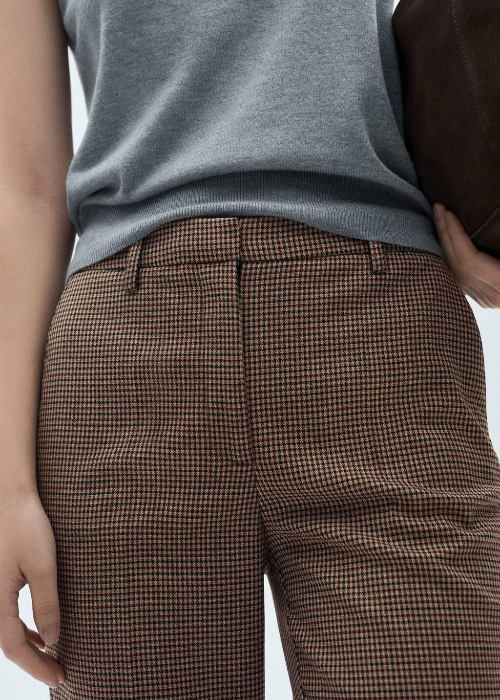 Red Mid-Rise Skinny Trousers, , large image number 2