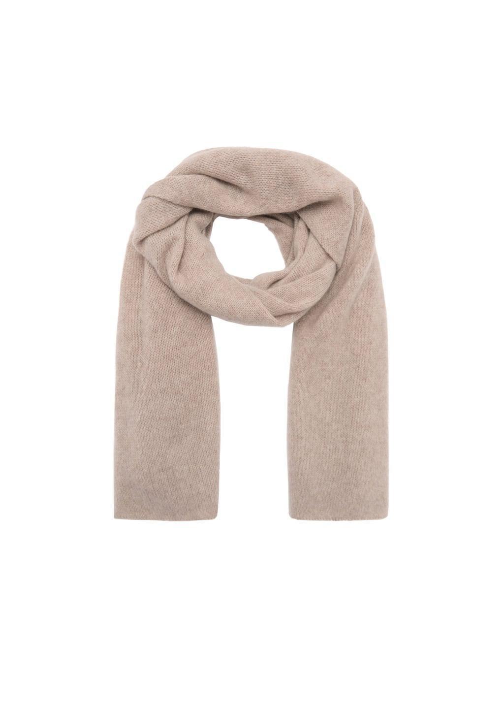 Brown 100% Cashmere Scarf, Medium Brown, large image number 4