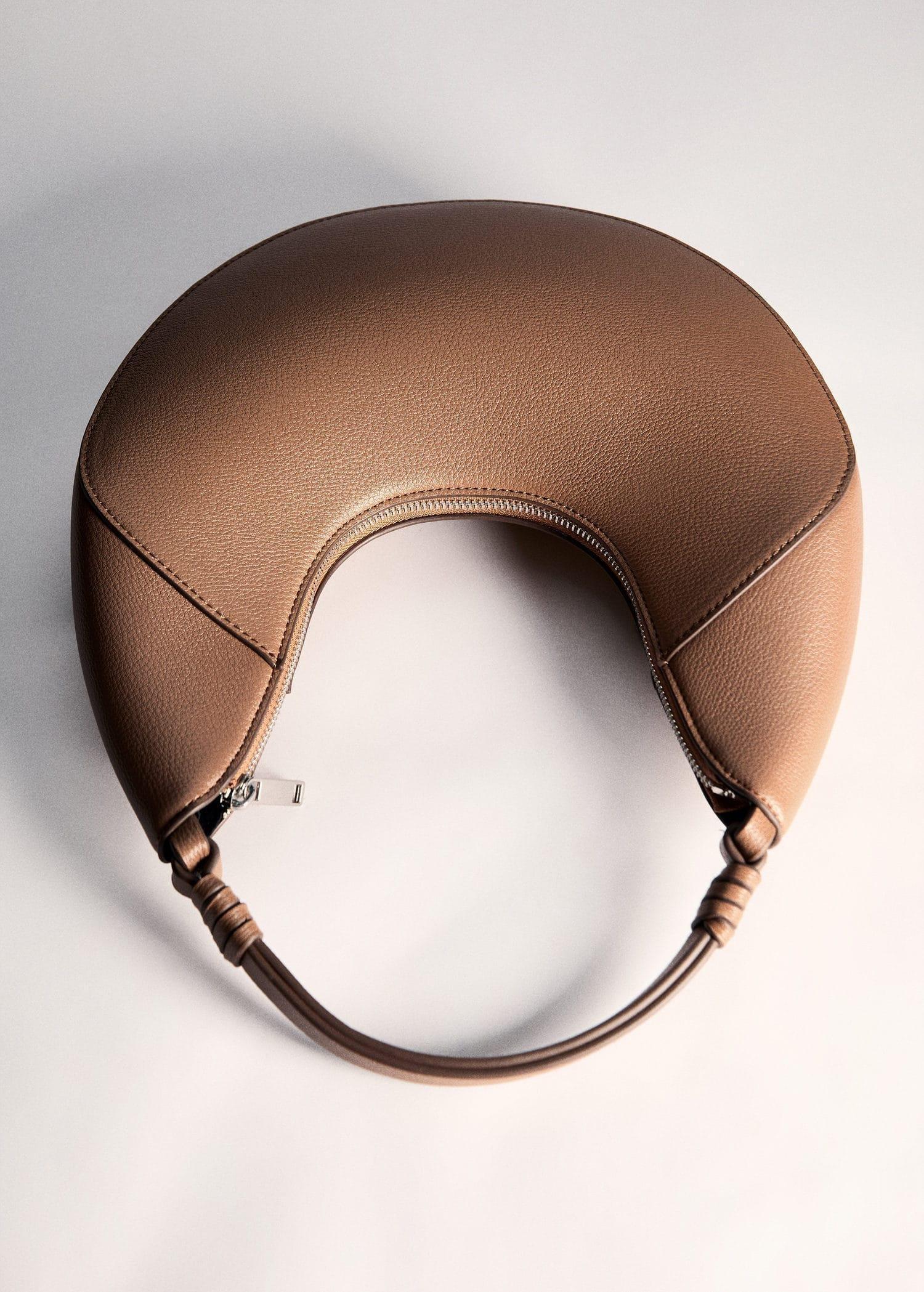 Brown Leather-Effect Shoulder Bag, Medium Brown, large image number 12