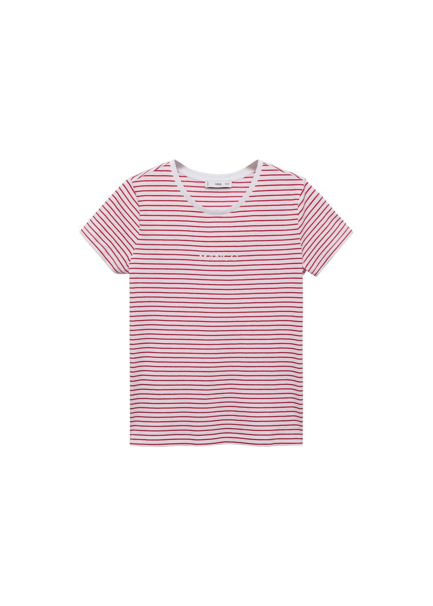 Red Striped Logo T-Shirt, , large image number 3