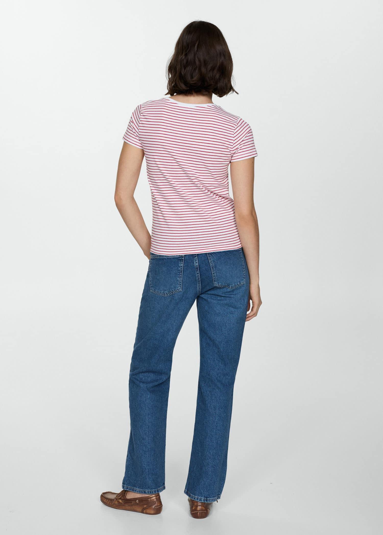 Red Striped Logo T-Shirt, , large image number 4