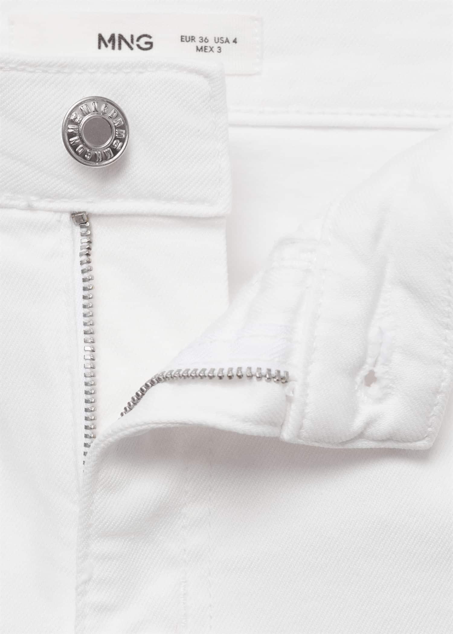 White Sienna Flare Crop Jeans, , large image number 6