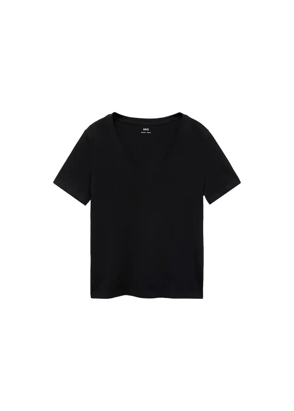White Short-Sleeved Cotton T-Shirt, , large image number 7