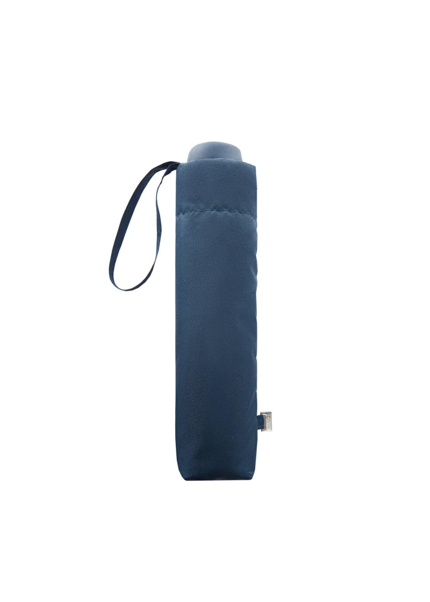 Navy Plain Folding Umbrella, Navy, large image number 3