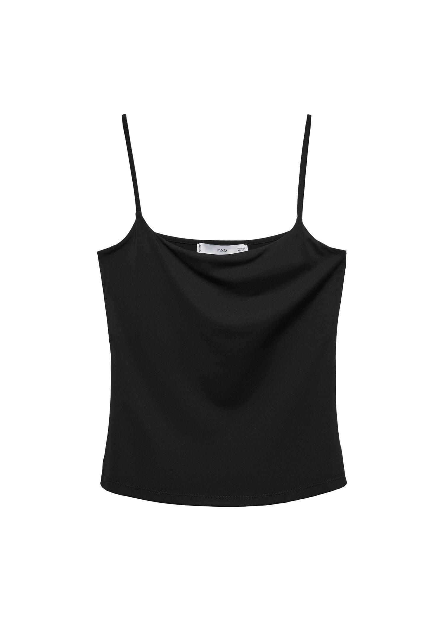 Black Strapless Halter Neck Top, , large image number 3