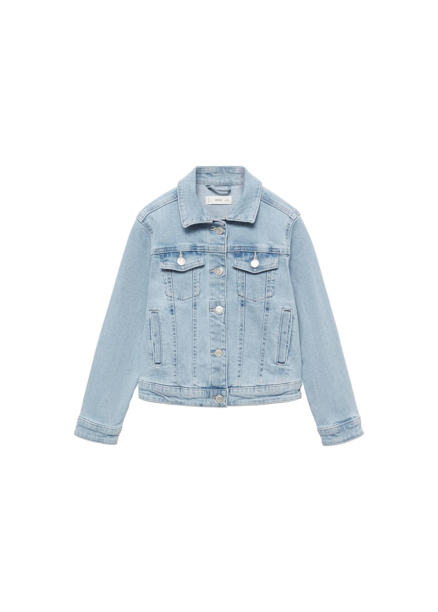 Blue Denim Jacket, Kids Girls, , large image number 0