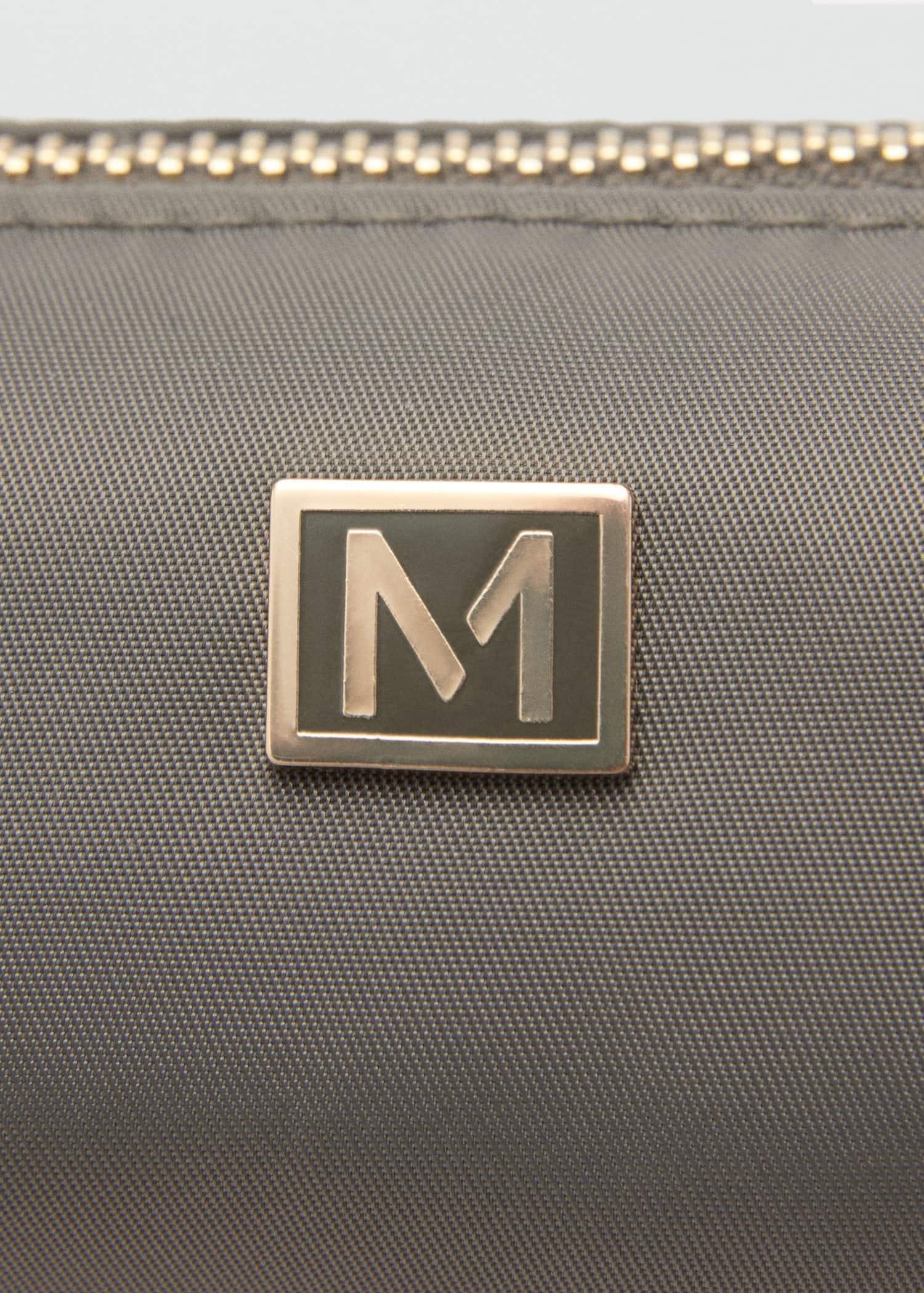 Grey Logo Zipped Pencil Case, Dark Grey, large image number 2