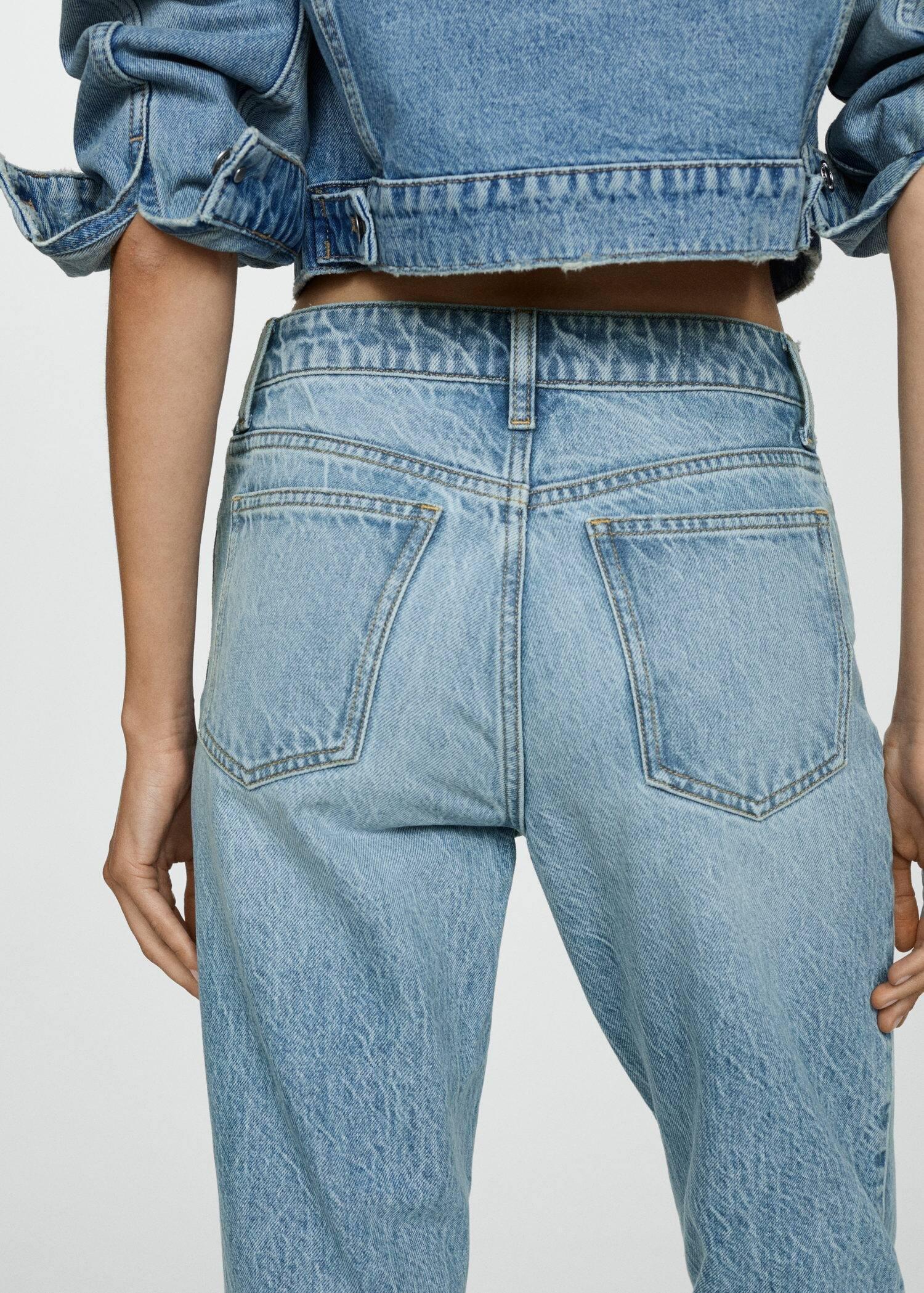 Blue Mom High Rise Jeans, , large image number 1