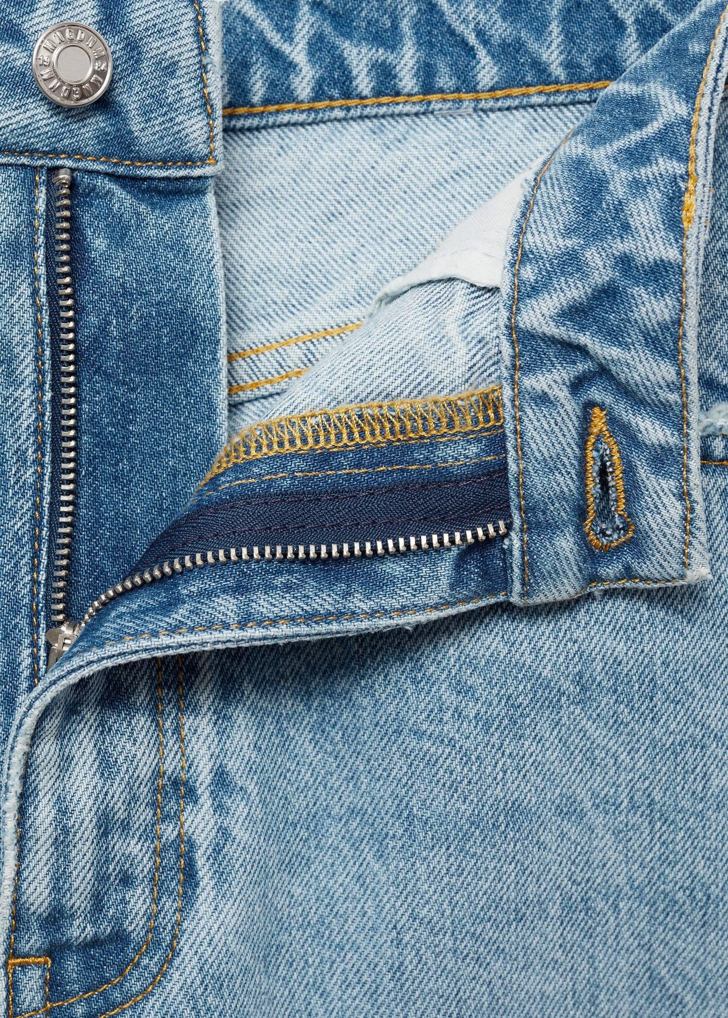 Blue Mom High Rise Jeans, , large image number 4