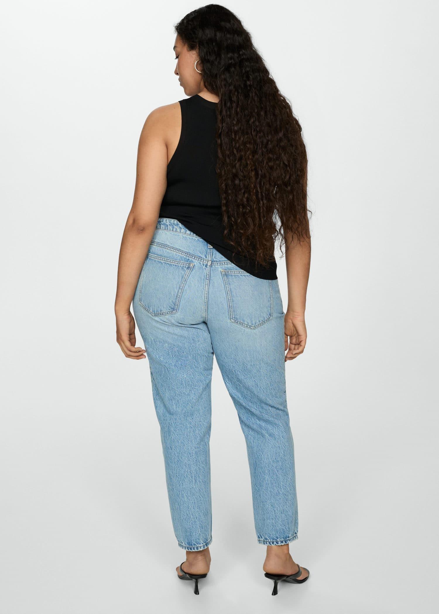 Blue Mom High Rise Jeans, , large image number 5