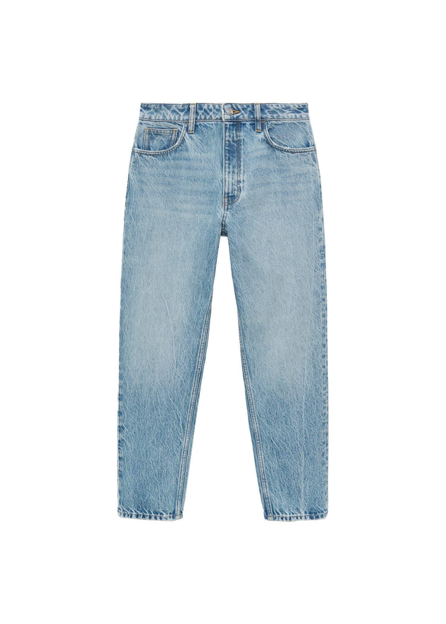 Blue Mom High Rise Jeans, , large image number 6