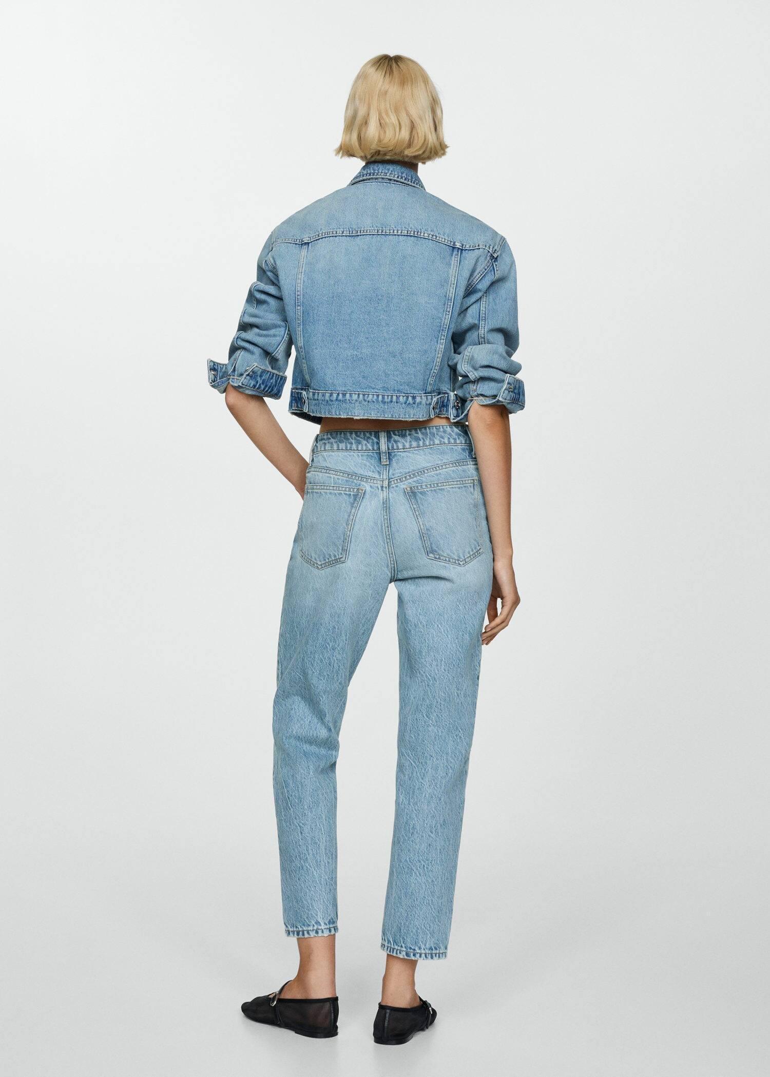 Blue Mom High Rise Jeans, , large image number 7