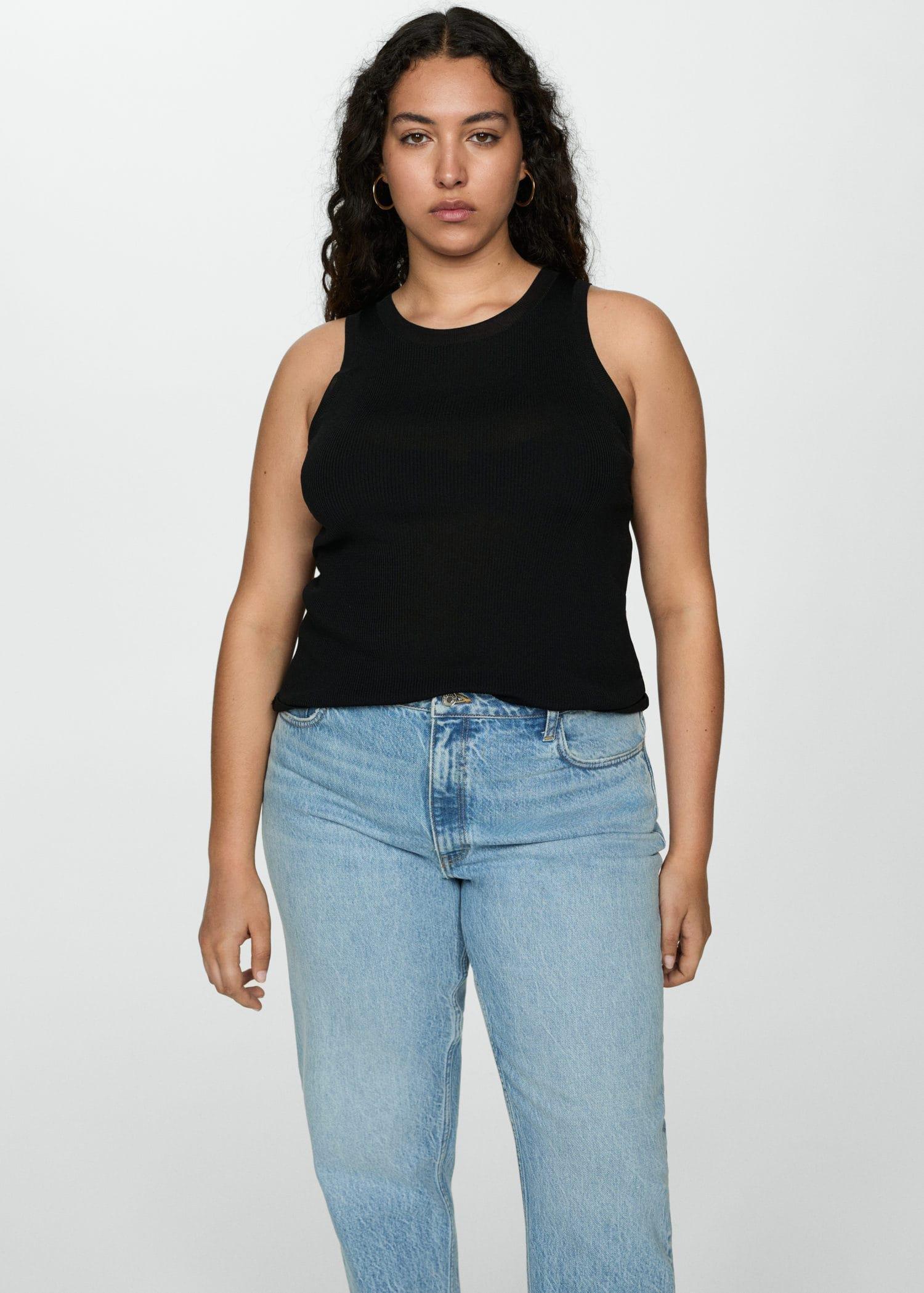 Blue Mom High Rise Jeans, , large image number 8