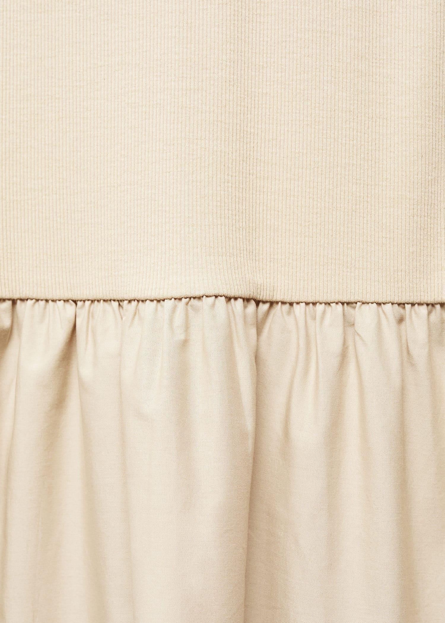 Beige A-Line Dress, , large image number 4