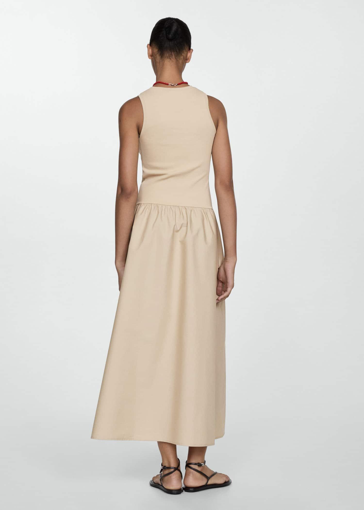 Beige A-Line Dress, , large image number 5