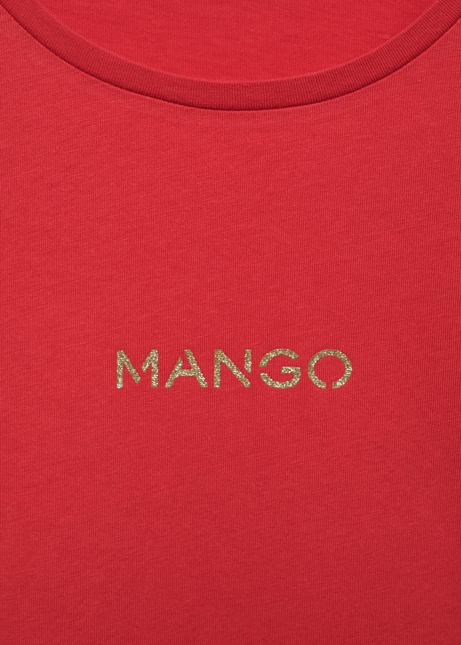 Red Logo Cotton T-Shirt, , large image number 2