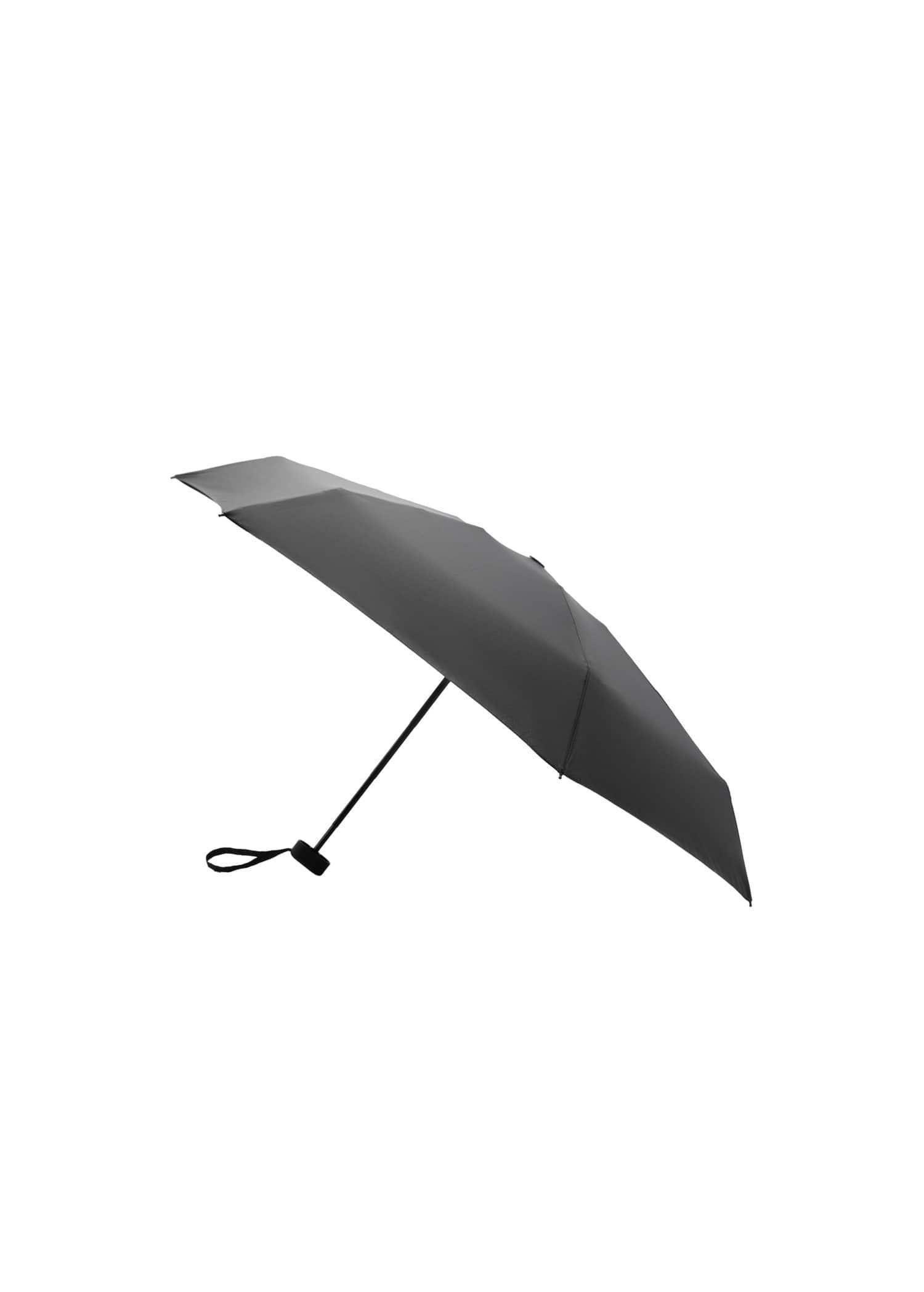 Black Mini Folding Umbrella, Black, large image number 3