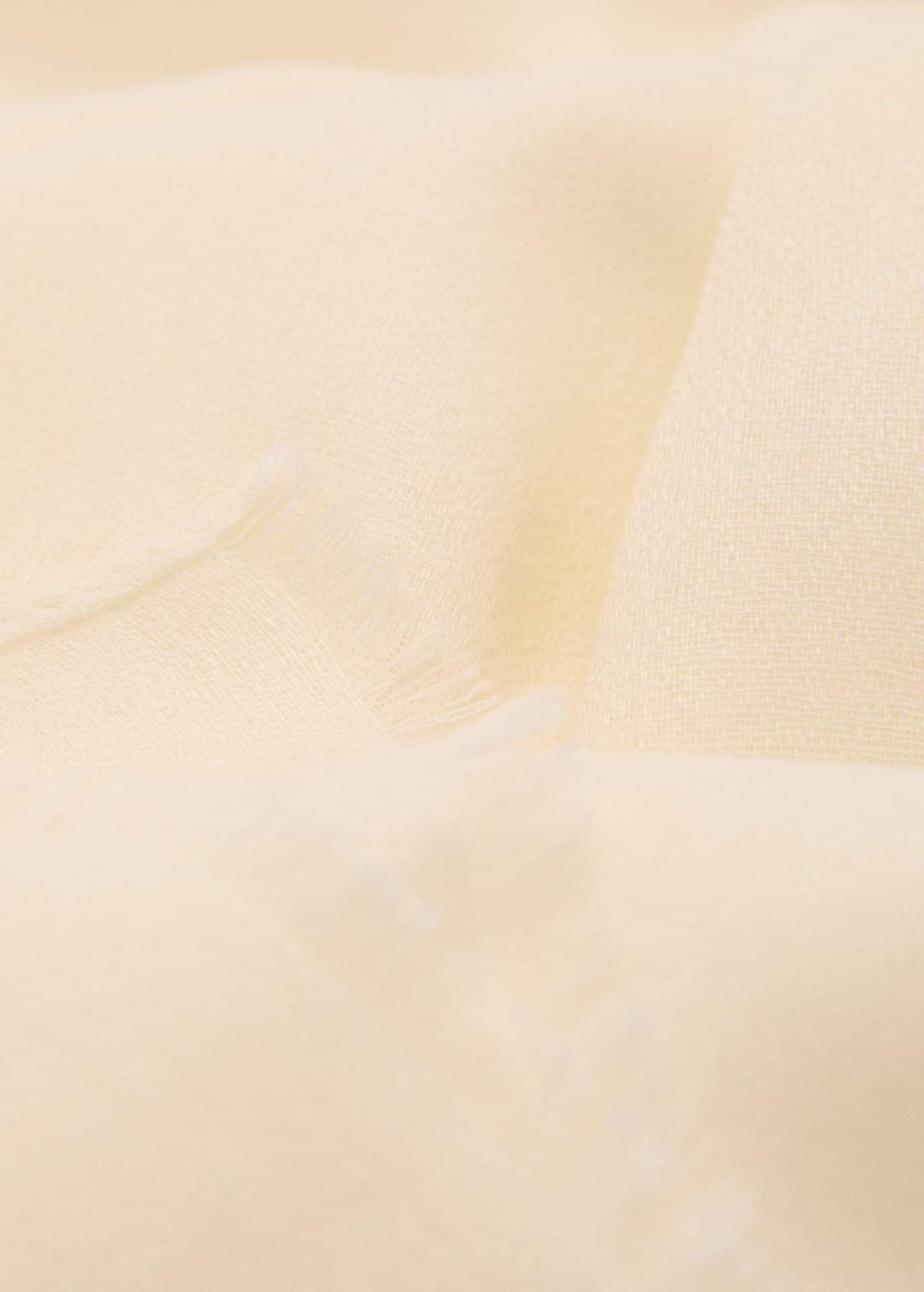 Beige Flowy Scarf, , medium