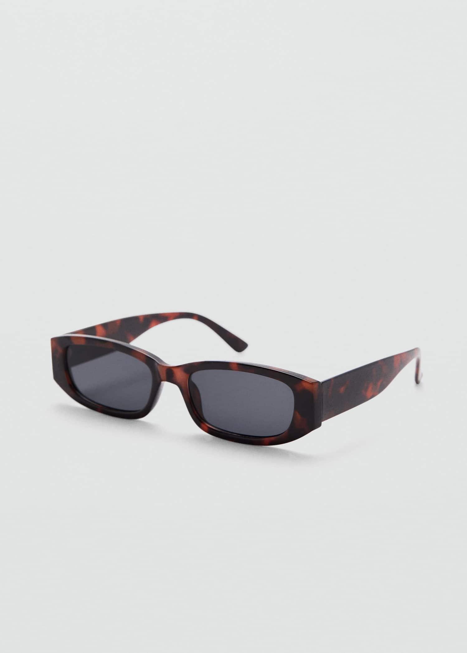 Brown Acetate Frame Sunglasses, Dark Brown, large image number 0