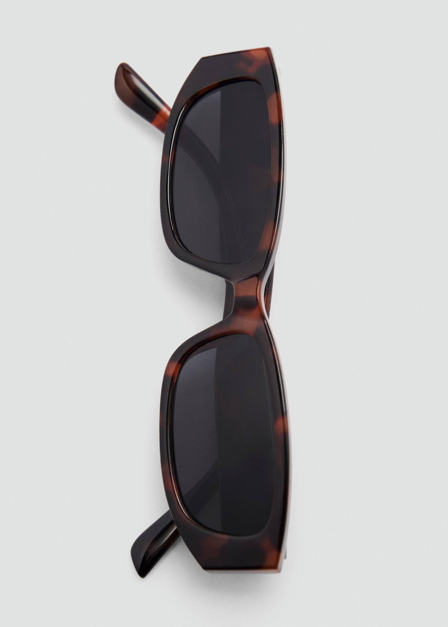 Brown Acetate Frame Sunglasses, Dark Brown, large image number 2