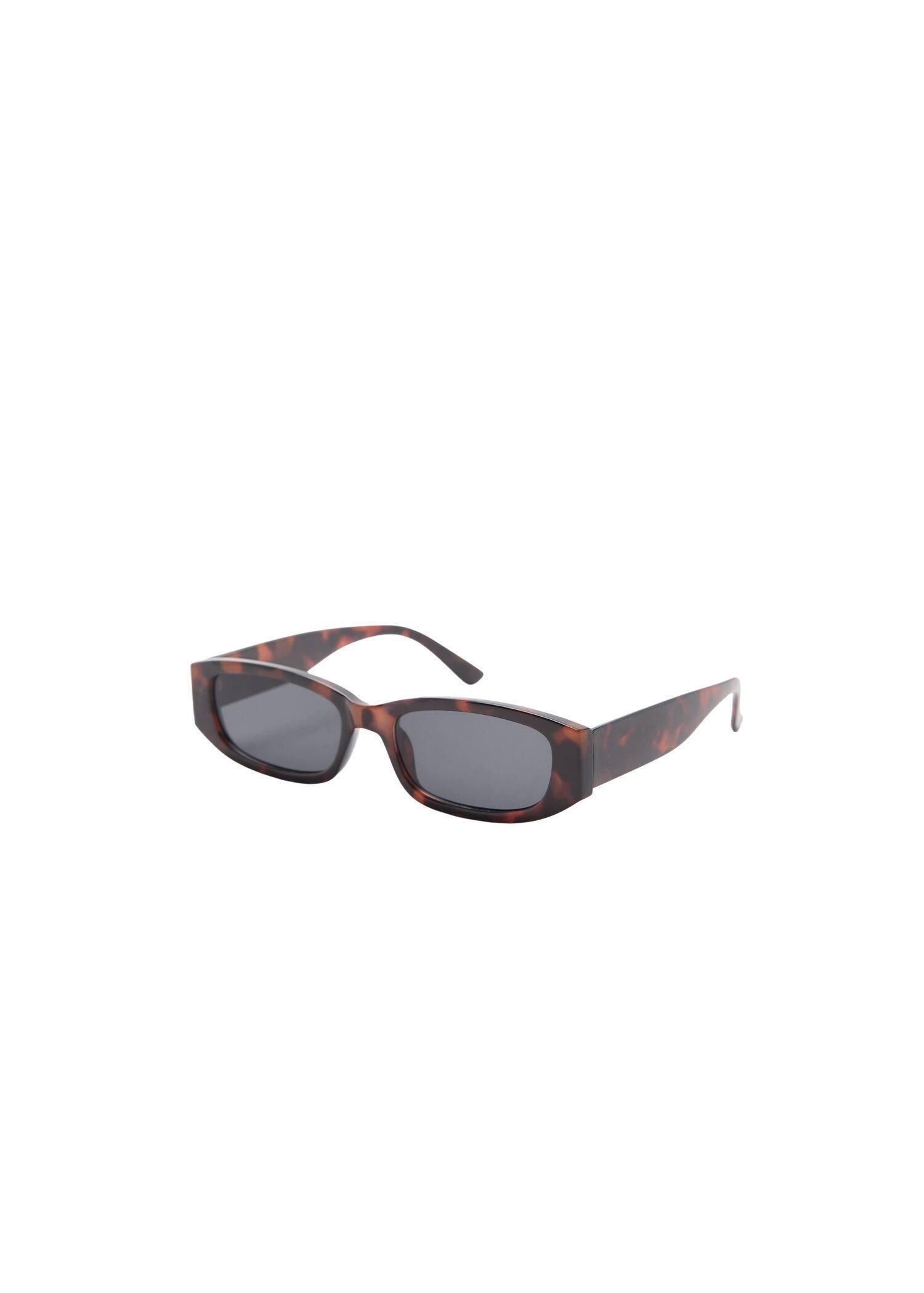 Brown Acetate Frame Sunglasses, Dark Brown, large image number 3
