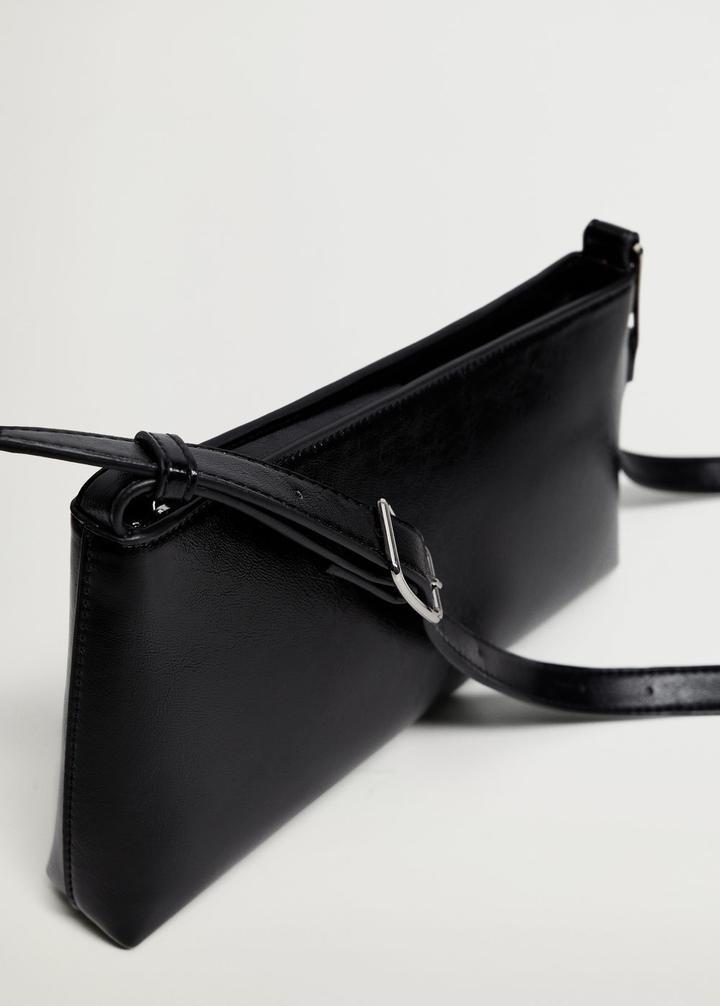 Black Baguette Bag, Women, , large image number 0