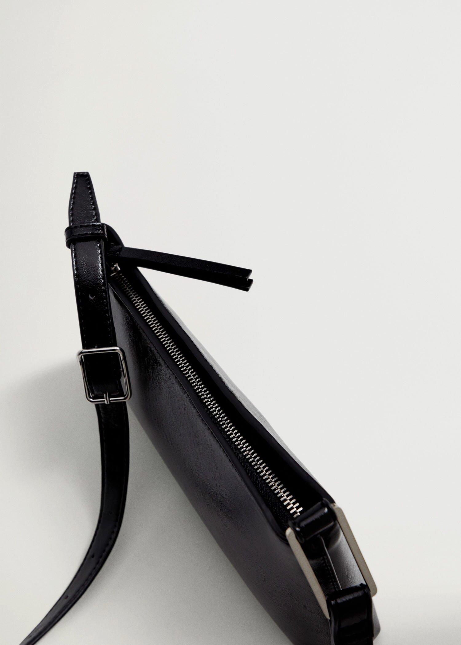 Black Baguette Bag, Women, , large image number 4